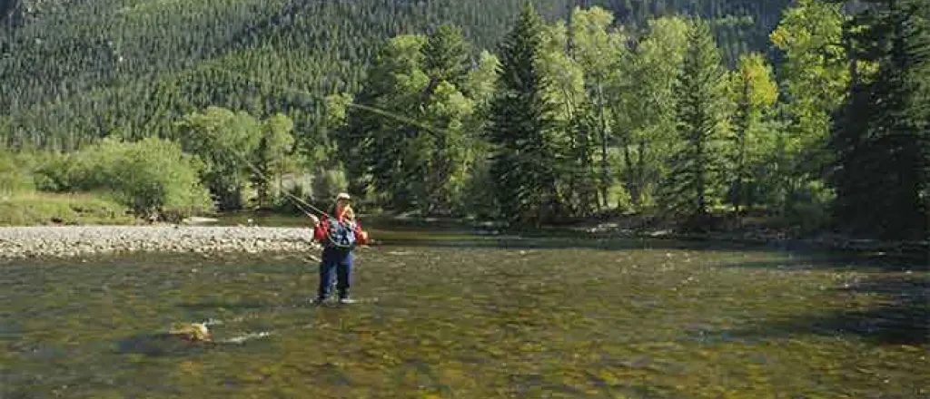 PROMO 64J1 Miscellaneous - Woman Stream Mountain Fly Fishing - USFWS PROMO Miscellaneous - Woman Stream Mountain Fly Fishing - USFWS